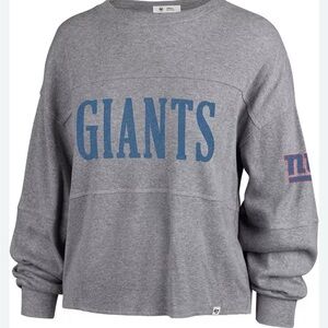 Giants NFL Gray Long Sleeve Jada Shirt Woman’s XL